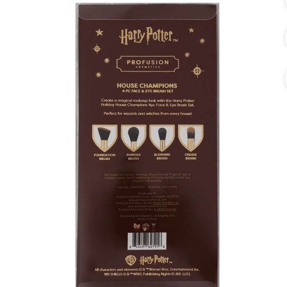 Profusion Cosmetics Harry Potter  Eyeshadow Palette and eye and face brush set - Picture 7 of 10